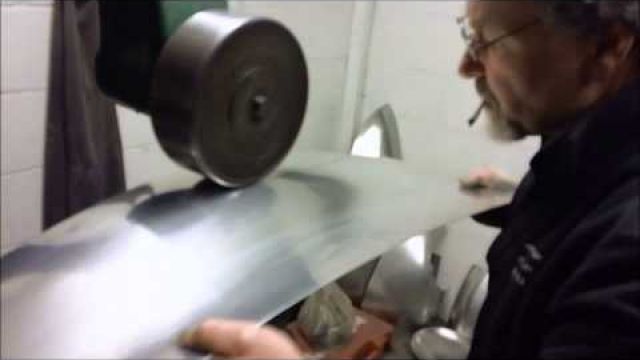 How to English Wheel a complex panel PART1